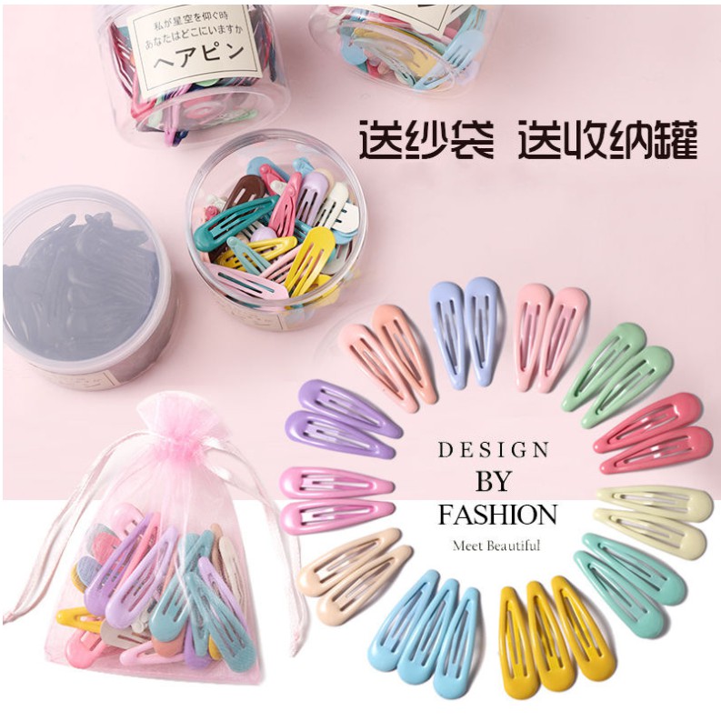 Jual Jepit Clip Rambut Korea Wanita Colorfull Hair Clip Set 20 NJ126 ...
