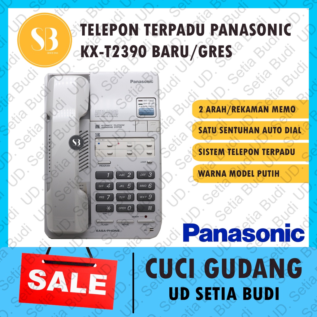 Jual Telepon Key Rumah Kantor PABX Panasonic KX-T2390 Integrated ...