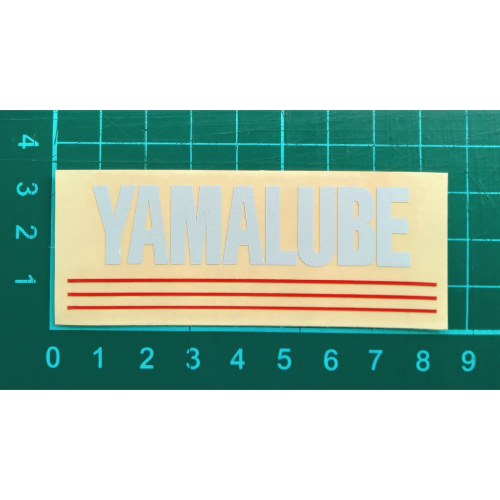Jual Cutting Sticker Stiker Yamalube | Shopee Indonesia
