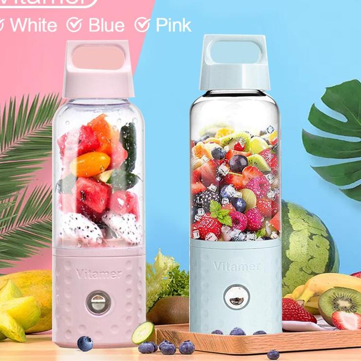 Jual Vitamer Blender Jus Buah Portable Mini USB Charging 500ML / Juicer
