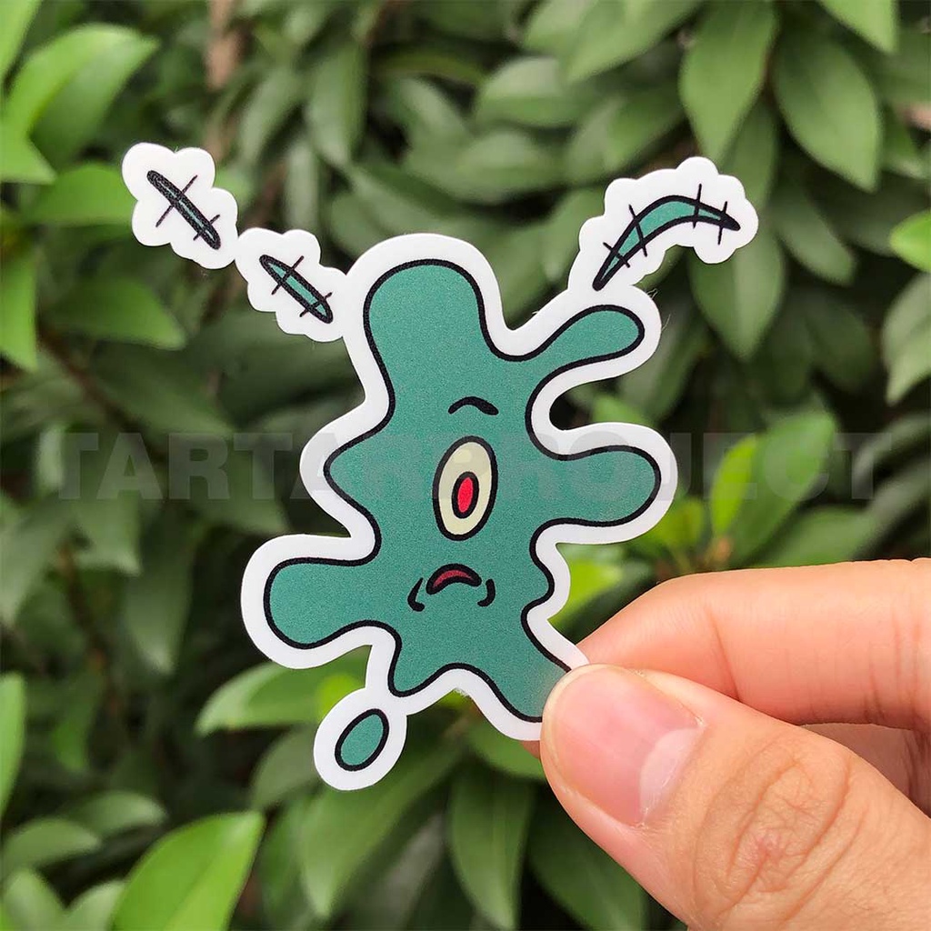 Jual Sticker Stiker Vynil - Smashed Planktoon | Shopee Indonesia