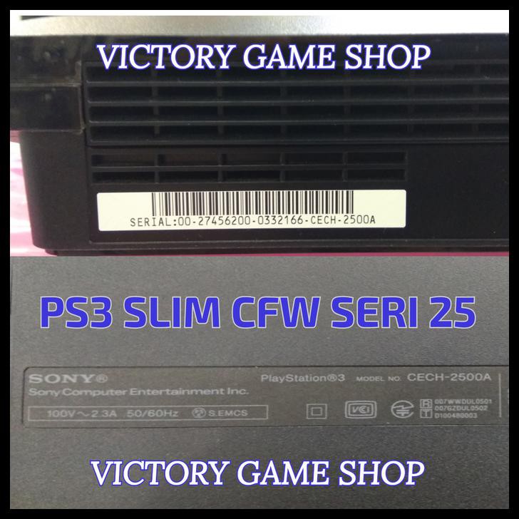 Jual SONY PS 3 PS3 SLIM CFW 500GB SERI 25XX FREE REQUEST GAME SAMPAI ...