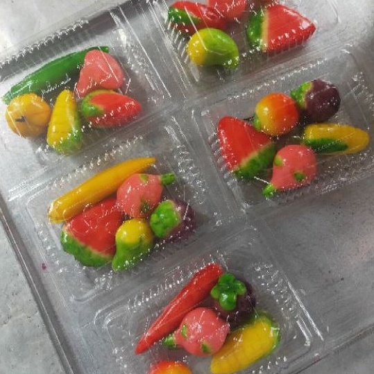 Jual Kue Lukchup Kue Buah Mini Thailand Mika Kecil Isi Shopee Indonesia