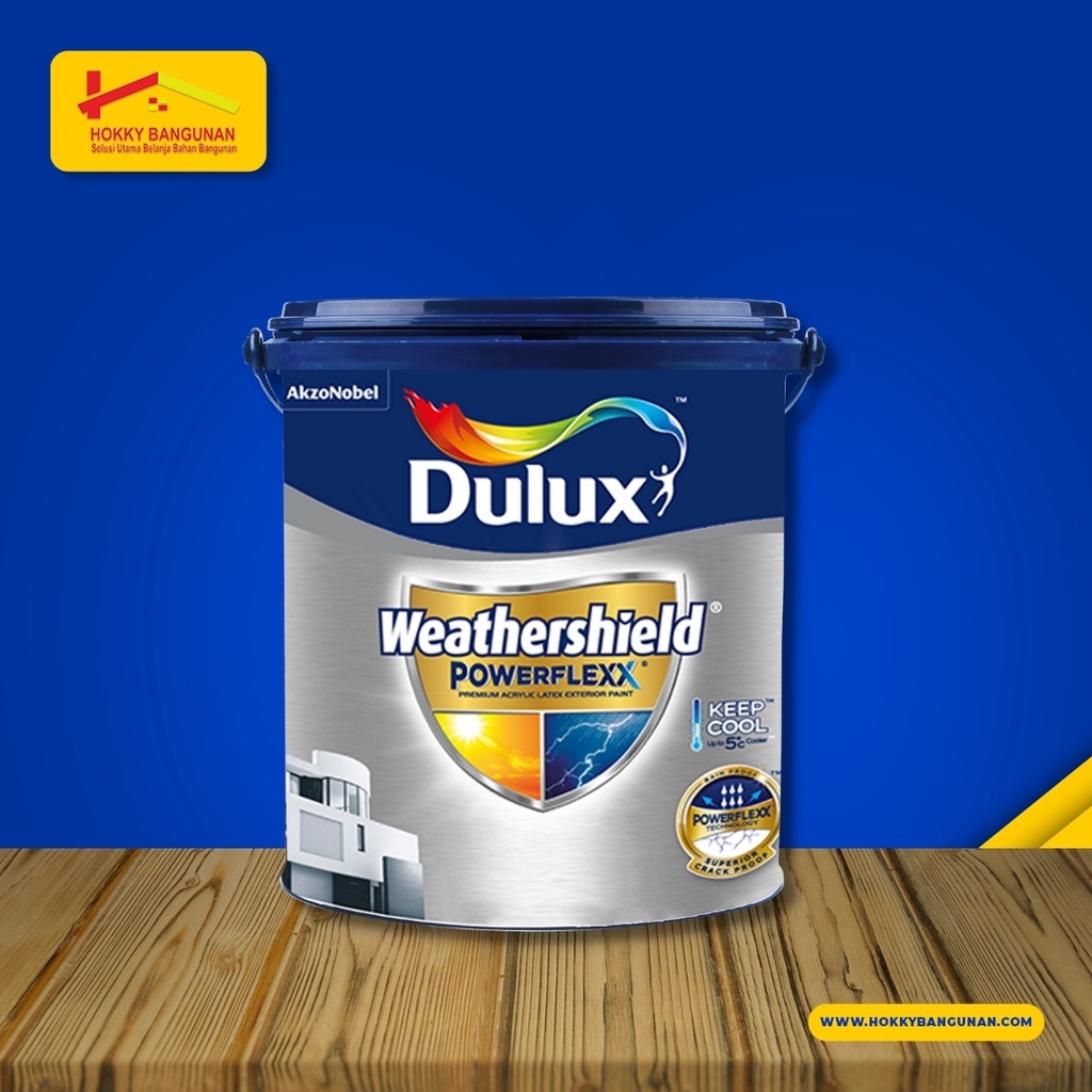 Jual Cat Tembok Dulux Weathershield Powerflex Mixing 2 5l Shopee