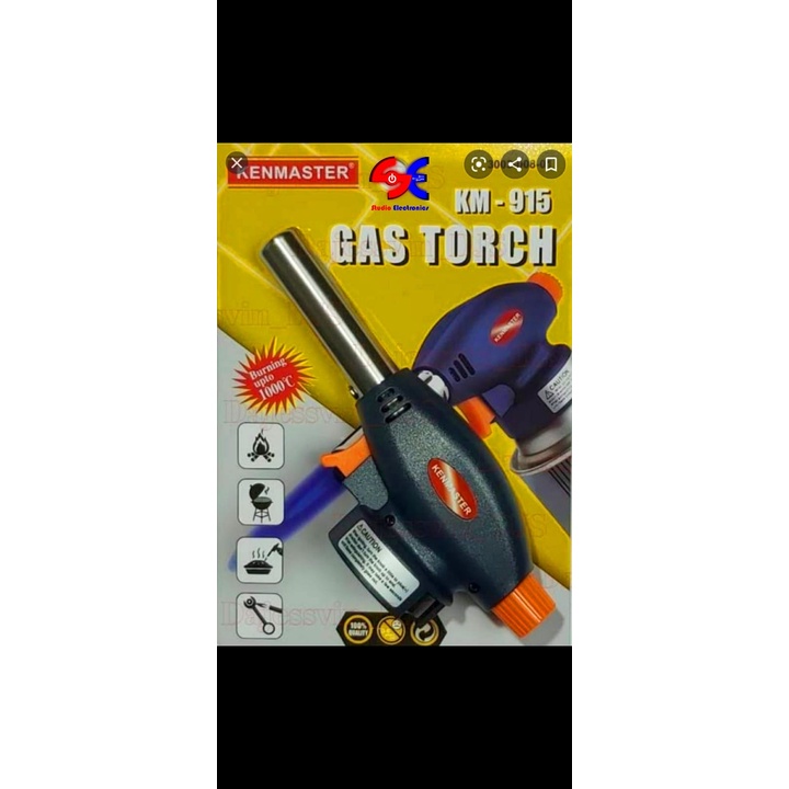 Jual Kenmaster Gas Torch Km Blister Alat Bakar Korek Api Las Auto