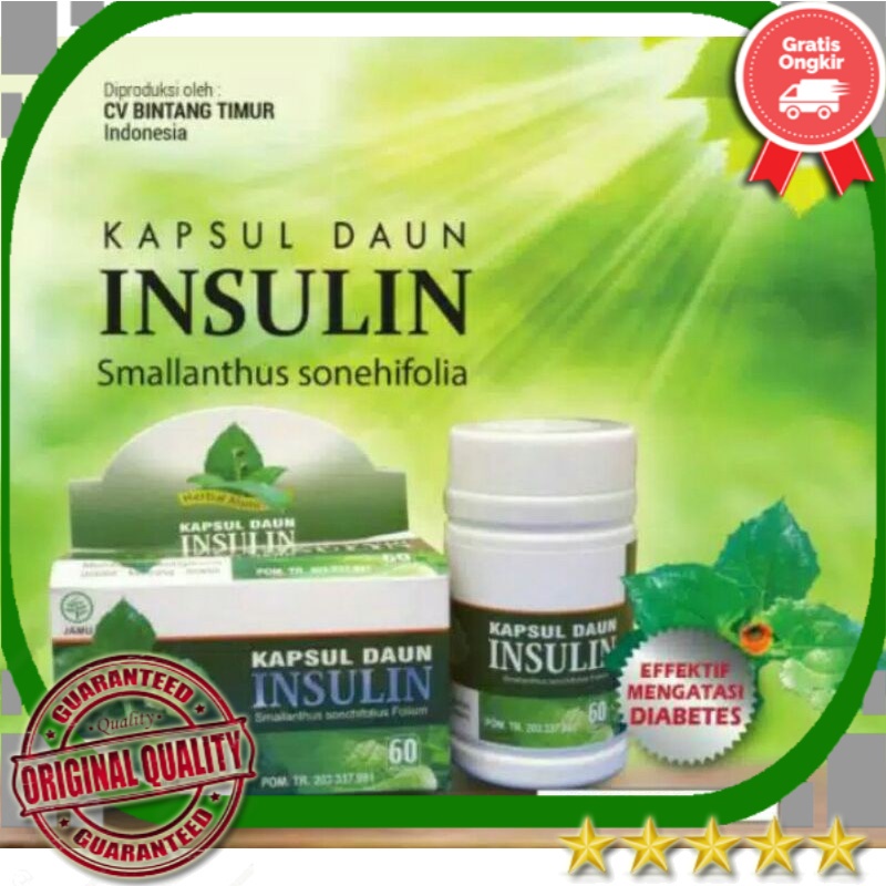 Jual Cod Kapsul Daun Insulin Amanah Herbal Diabetes Penurun Gula Darah