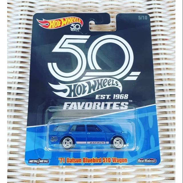 Jual Hotwheels 71 Datsun Bluebird 510 Wagon 50th diecast hot