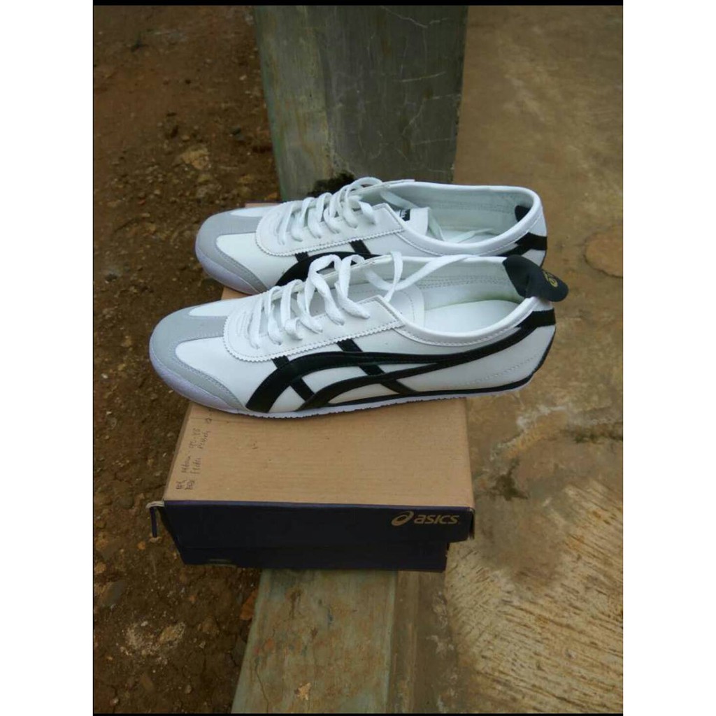 Jual ASIC ONITSUKA WOMAN PUTIH LIST HITAM | Shopee Indonesia