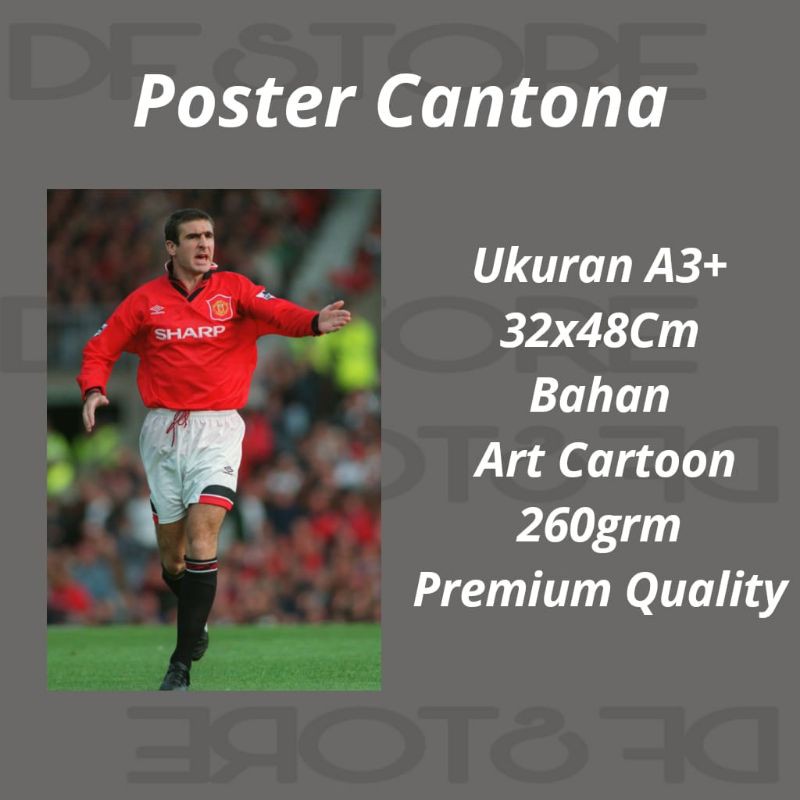 poster )) ERIC CANTONA * MANCHESTER UTD
