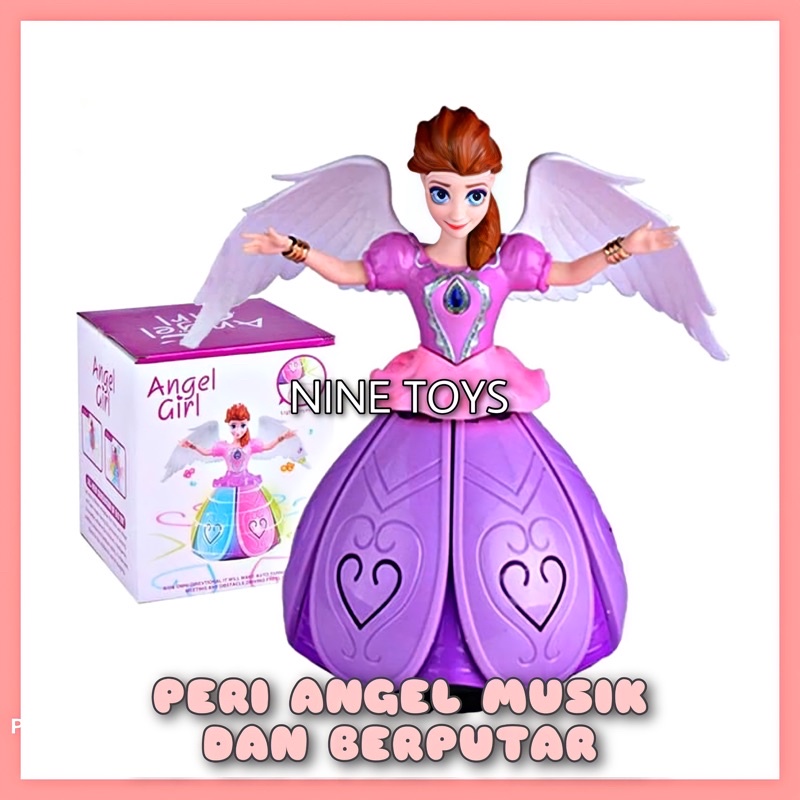 Jual [GRATIS BATERAI] MAINAN PERI ANGEL GIRL DANCING PRINCESS FROZEN ...