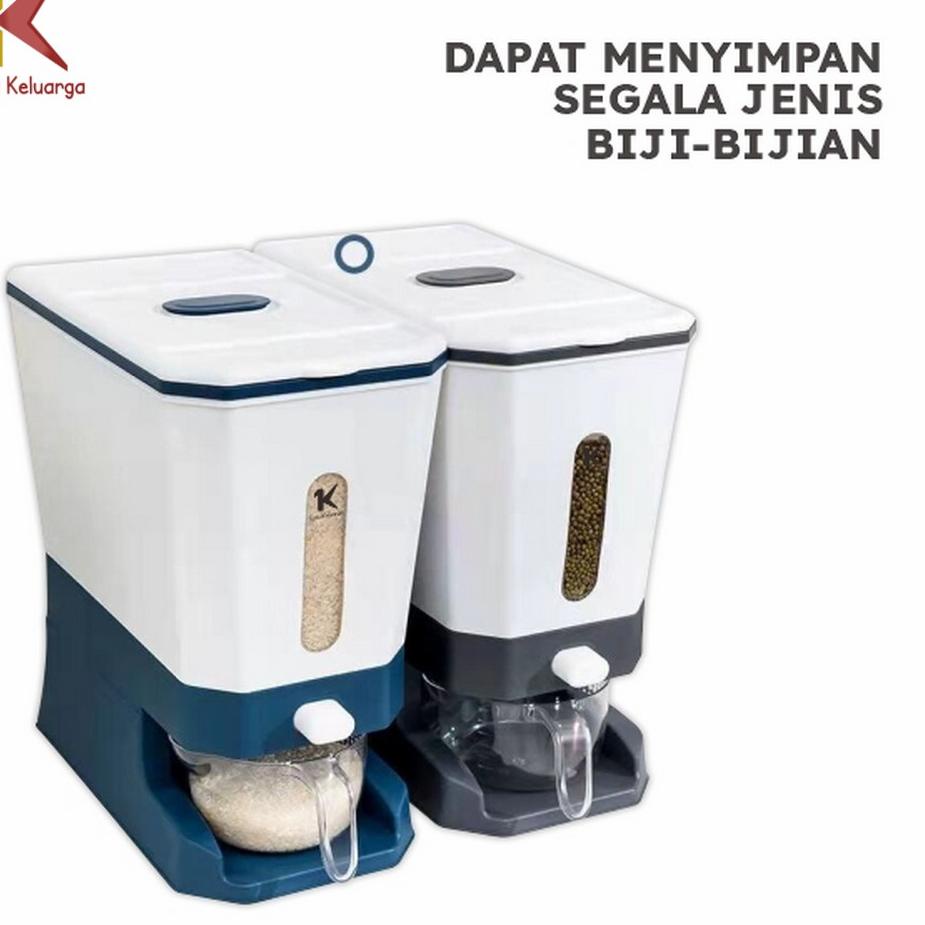 Jual Diskon KLGMY Satu Keluarga Dispenser Beras 12KG C455 Tempat ...