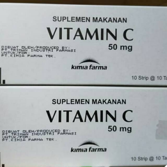 Jual Vitamin c kimia farma utk meningkatkan daya tahan tubuh | Shopee
