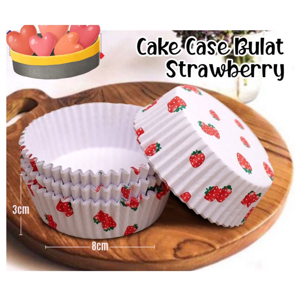 Jual CupCake Cases BULAT / OVAL 8cm isi 10pc Tebal Laminating Roti ...