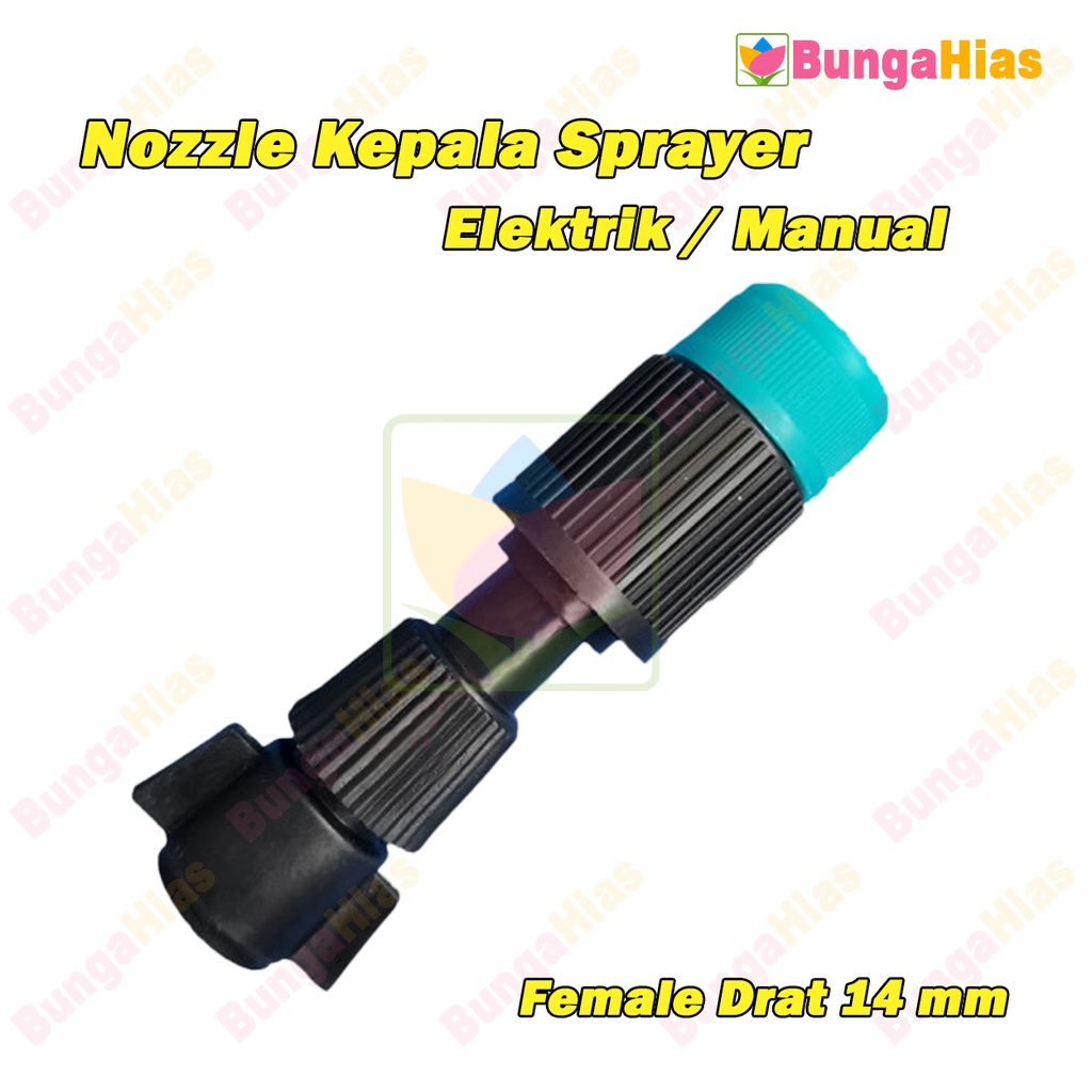 Jual Nozzle Kepala Sprayer Lurus Manual Elektrik Spray Head Kompresor A A Shopee Indonesia