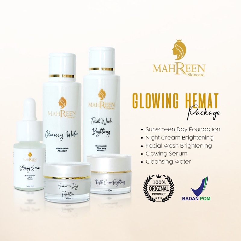 Jual Paket Glowing Hemat Mahreen Skincare | Shopee Indonesia