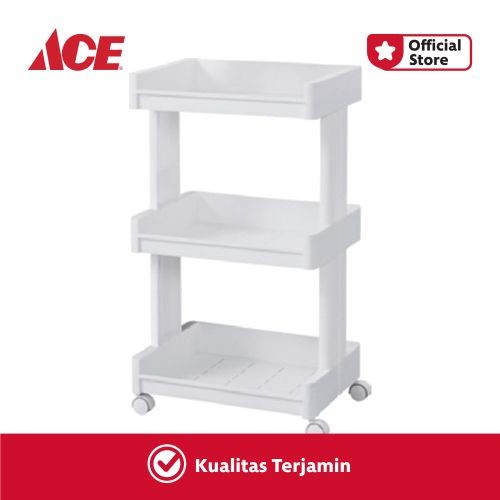 Jual ACE - Krishome Rak Troli Trolley Plastik 3 Layer Tingkat Dengan ...