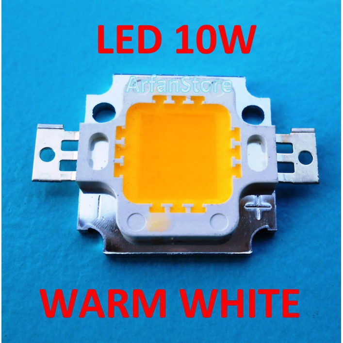 Jual High Power LED 10W Lampu Kuning Warm White Emitter Bead 9-12V ...