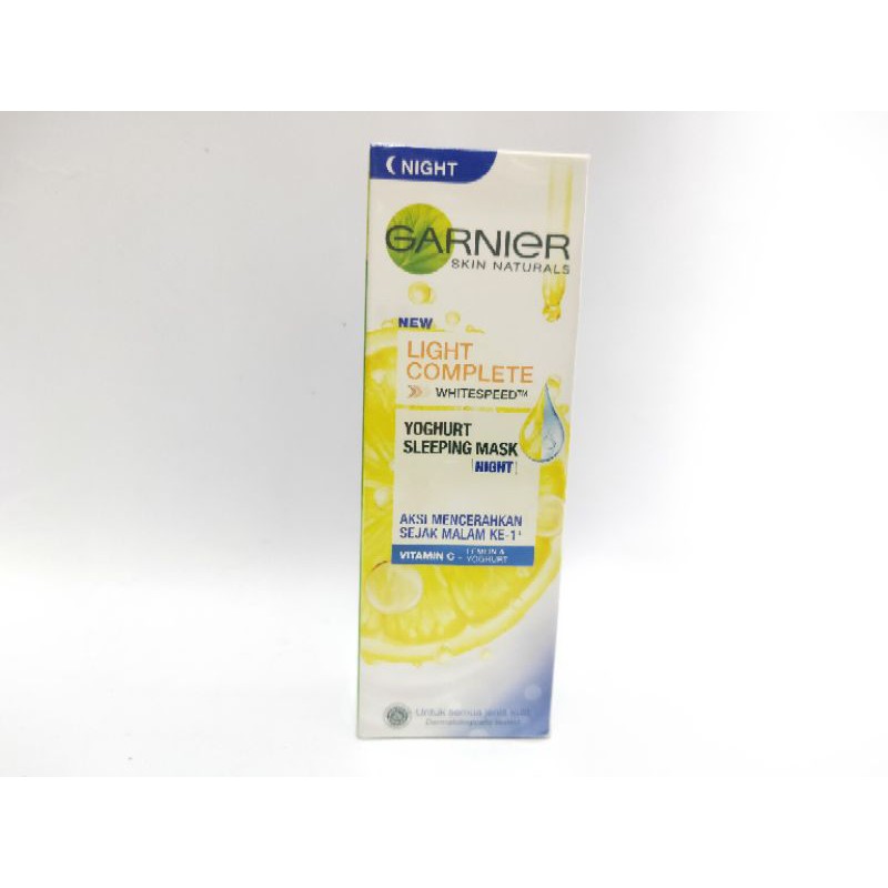 Jual GARNIER Light Complete Yoghurt Sleeping Mask Night Cream20ml Shopee Indonesia