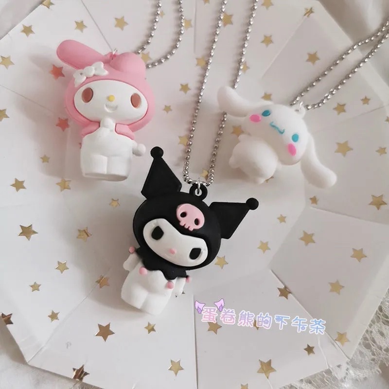 Jual Sanrio Necklace, Kuromi / My melody / Cinnamoroll Necklace, Kalung