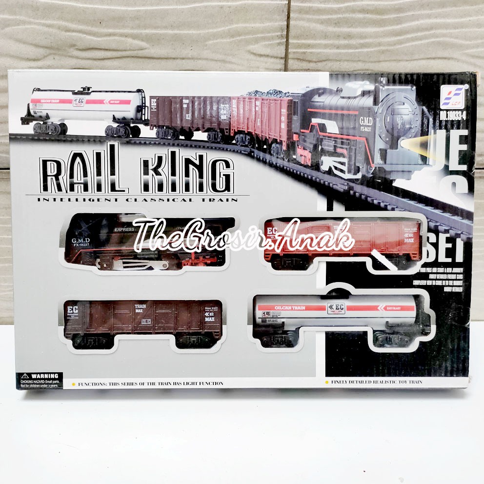 Jual TGA Kereta Api Rail King 19033-4 Intelligent Classical Train Lampu ...