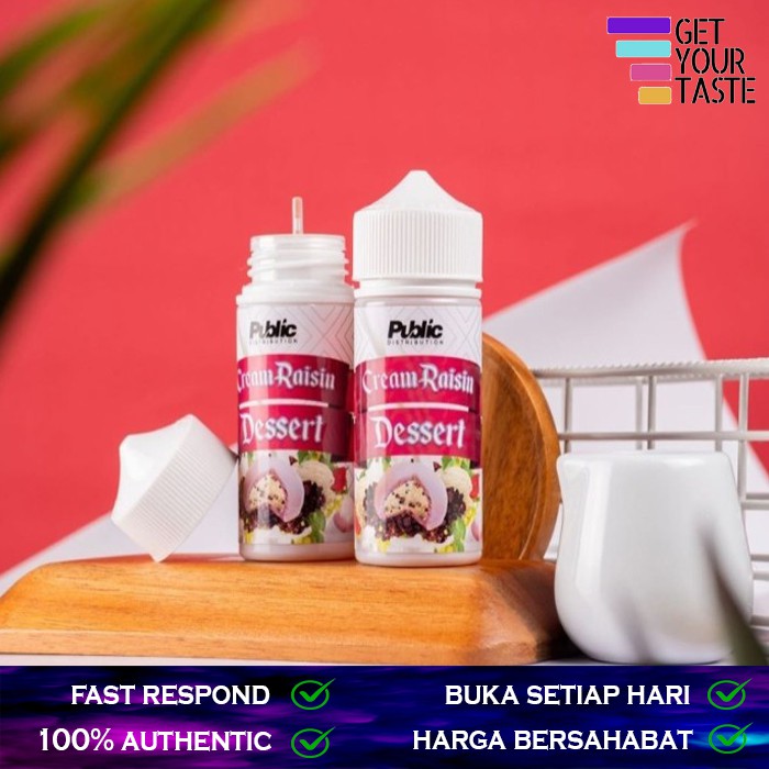 Jual Liquid Cream Raisin V2 Dessert by Public Distribution - Ice Cream ...