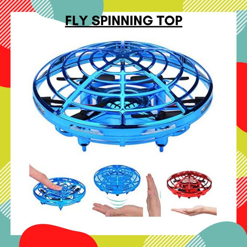 Jual mainan ufo flying toys fly spinning top Shopee Indonesia
