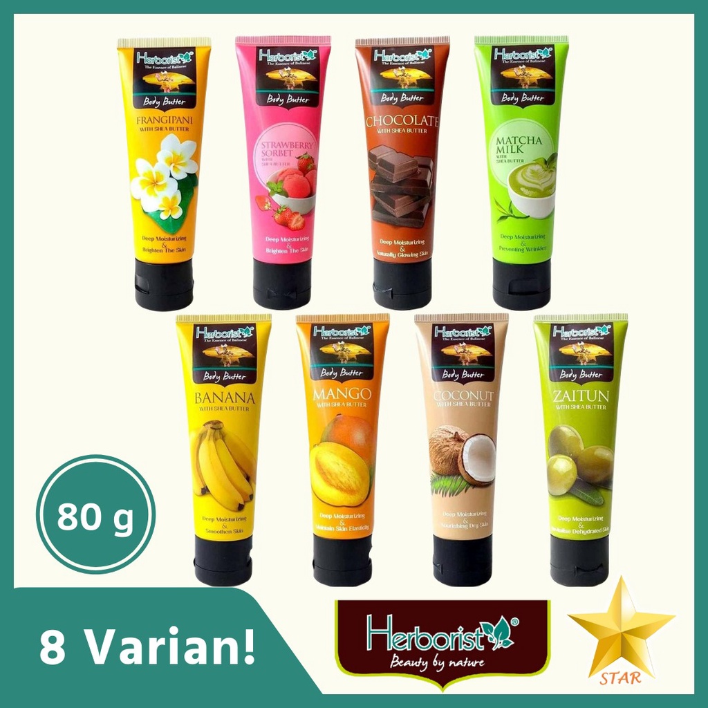 Jual ORIGINAL Herborist Body Butter Hand Lotion Wangi 80 Gr Shopee