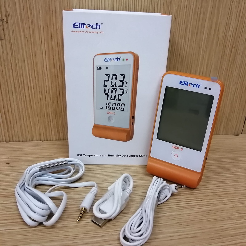 Jual ELITECH GSP6 Temperature Recorder / Humidity Data Logger Suhu