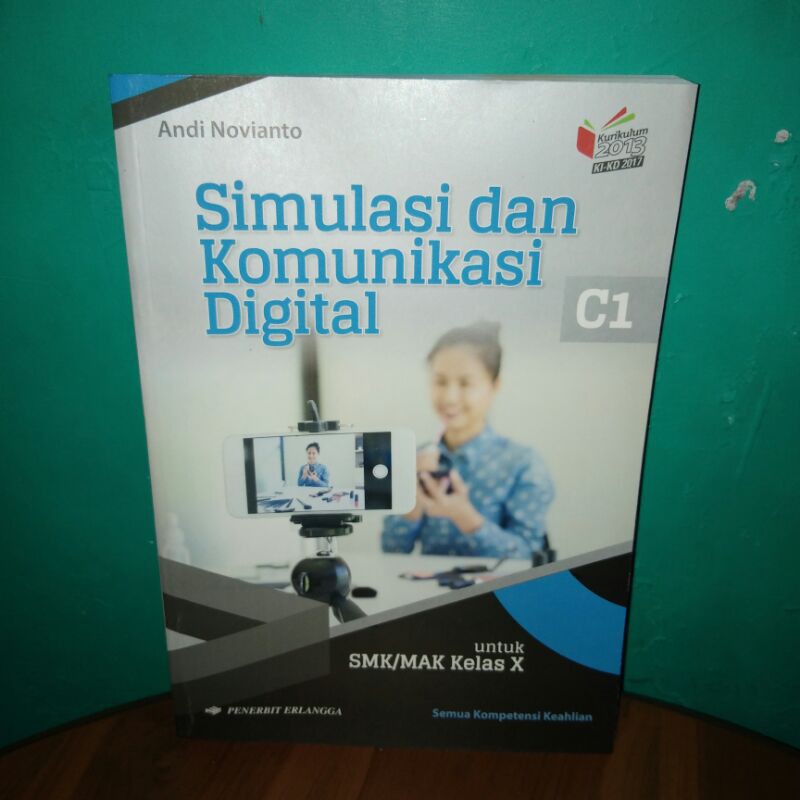 Jual Simulasi Dan Komunikasi Digital C1 Kelas 10 X 1 SMK Erlangga ...