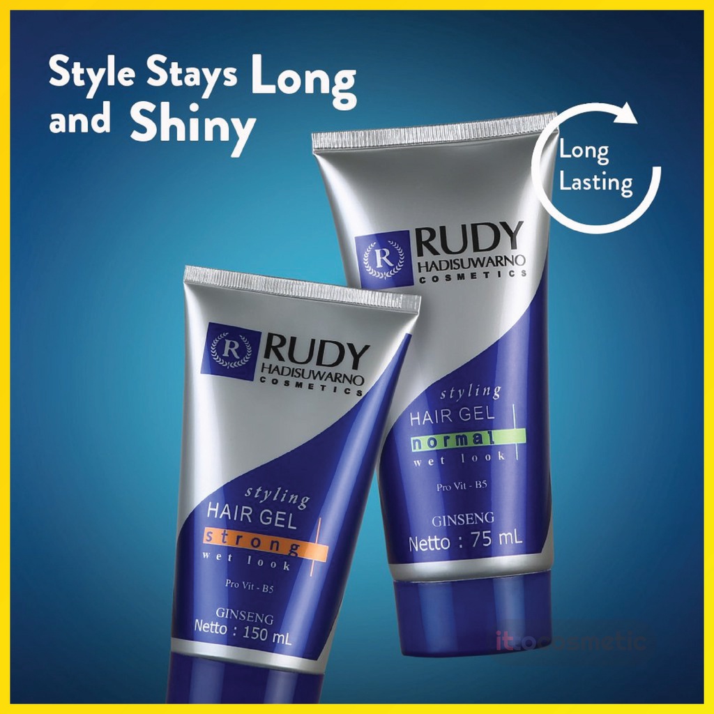Jual RUDY HADISUWARNO Hair Styling Gel 150 ML | Minyak Rambut Gel Rudy ...