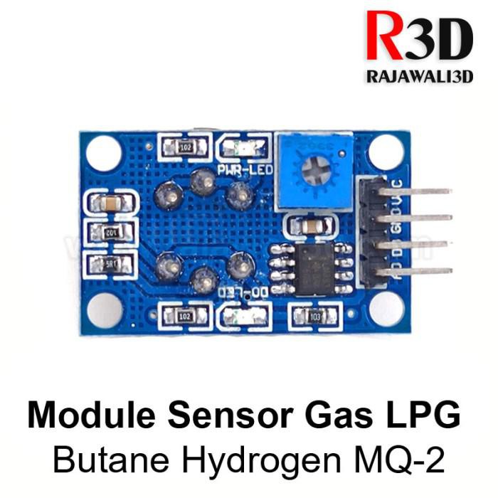Jual Sensor Gas LPG Butane Hydrogen MQ-2 Module Sensor | Shopee Indonesia