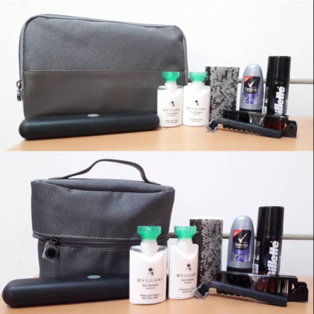 Jual TRAVEL KIT AMENITY POUCH BVLGARI MAN FROM EMIRATES Shopee