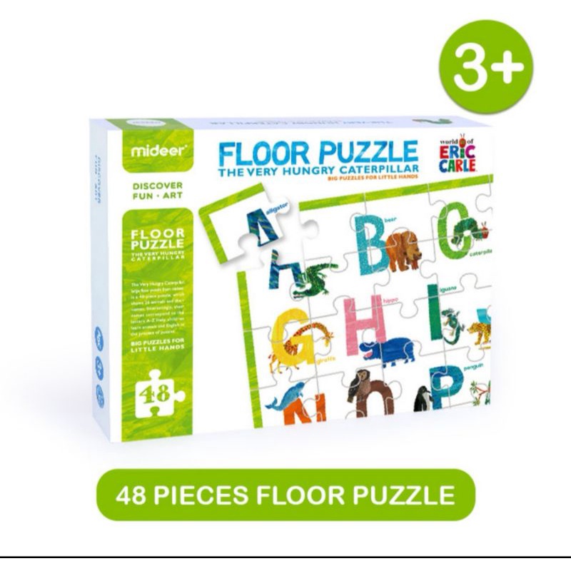 Jual mideer floor puzzle alphabet eric carle Shopee Indonesia