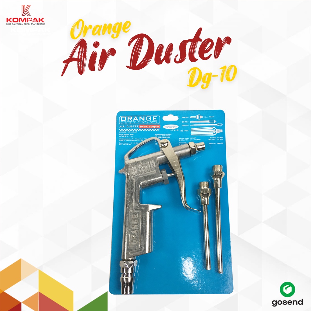 Jual Air Duster Orange Kompresor Air Blow Gun Pistol Compresor Tembak Angin Shopee Indonesia