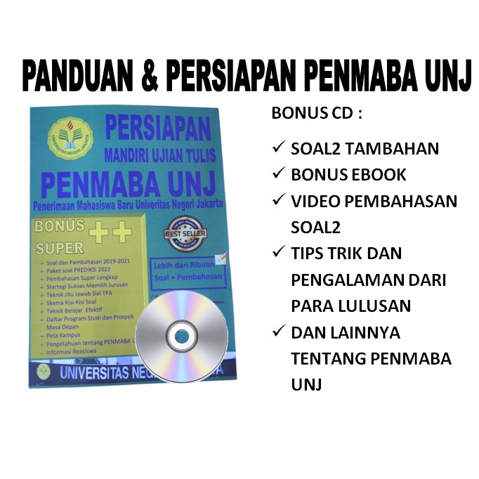 Jual Buku Persiapan Dan Panduan PENMABA UNJ 2022 | Shopee Indonesia