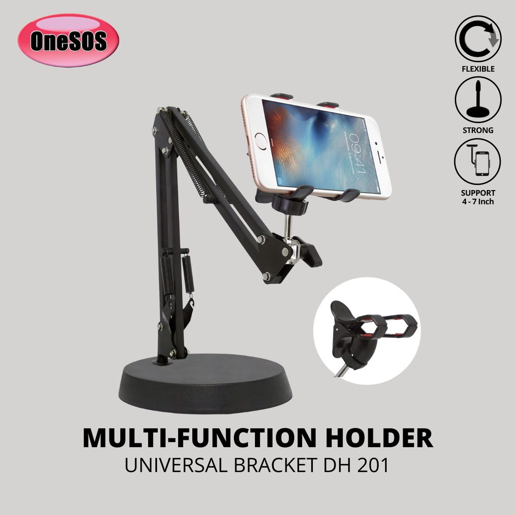 Jual OneSOS Multifunctional Stand Phone Holder Bracket S77 Putar 360 ...