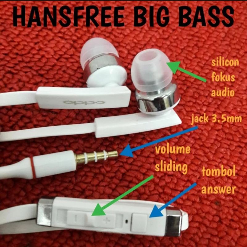 Headset oppo super bass hot sale