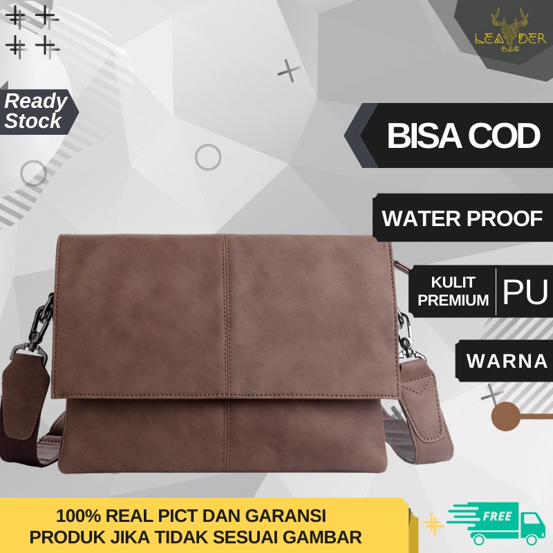 Jual Tas Selempang Pria Kulit Tas Kerja Pria Terbaru Tas Slingbag Kulit