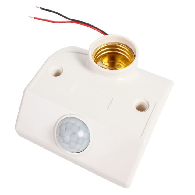 Jual Fitting Lampu Otomatis Sensor Gerak + Delay Motion Light Holder ...