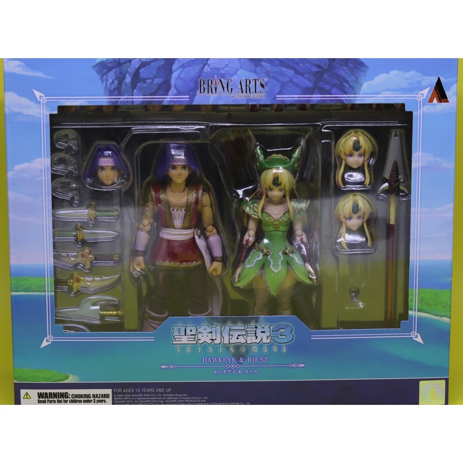 SALE／80%OFF】 Square Enix Trials Of Mana Bring Arts Hawkeye Riesz Action  FigureSet