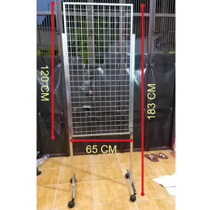 Jual Limited Tiang Display Show Case Showcase Roda Aksesoris Accesoris ...