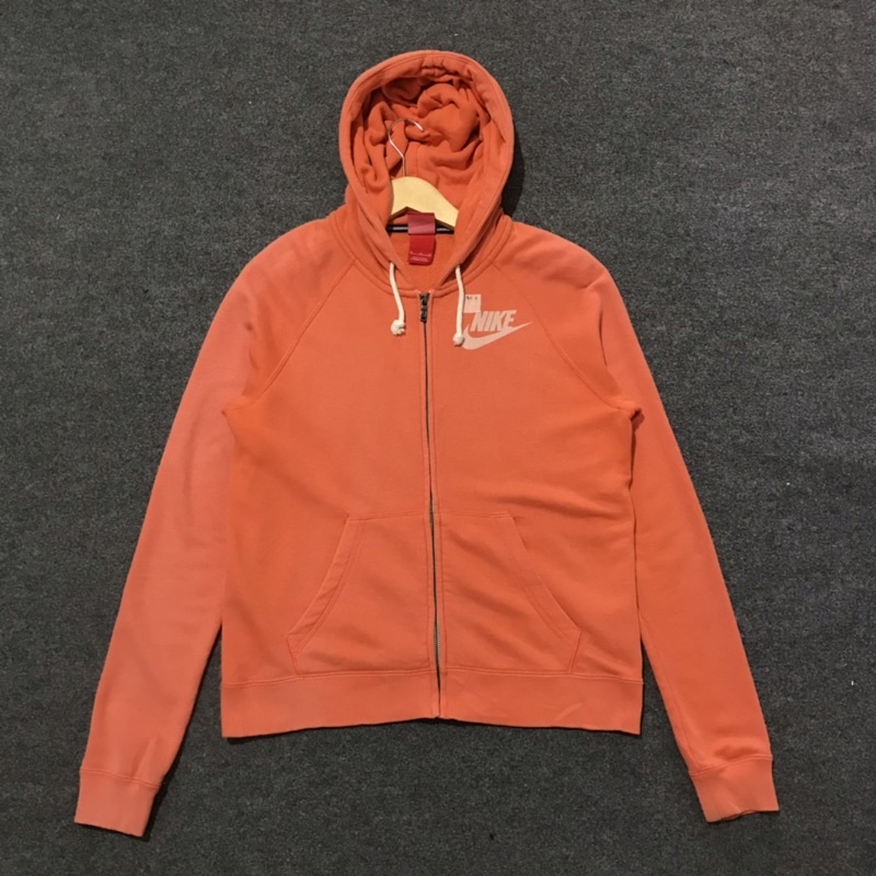 Jual Zip Hoodie Nike Orange Second Original Size XL fit M Shopee Indonesia