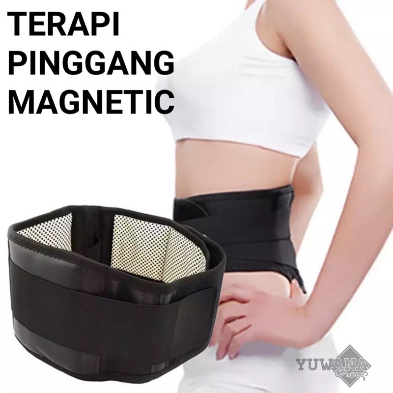 Jual Sabuk Magnet Terapi Pinggang Therapy Tourmaline Belt Magnetic Self ...