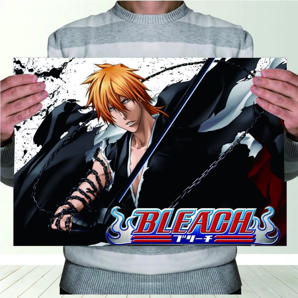 Poster Anime Bleach Vintage 30x45 Cm | Impression Sur Toile Haute Qualité | Décoration Chambre, Salon