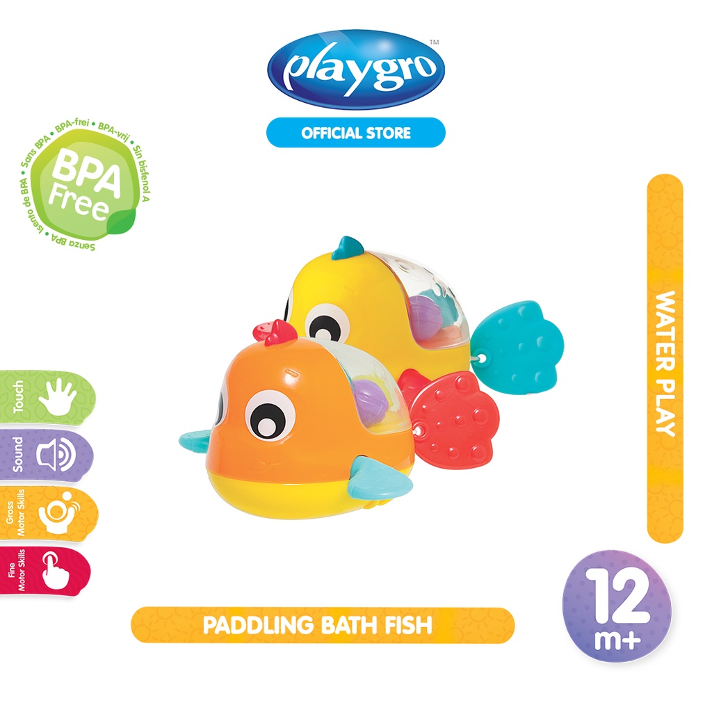 Jual Playgro Baby Paddling Bath Fish - Mainan Mandi Anak 