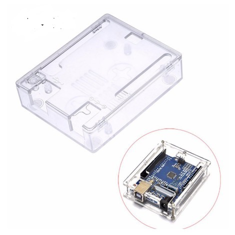 Jual Kotak Box Acrylic Case Casing Akrilik for Arduino Uno R3 Uno DIP ...