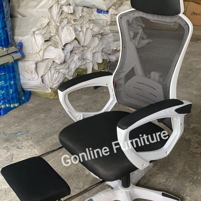 Jual KURSI KANTOR BANGKU KERJA OFFICE CHAIR KURSI GAMING JARING KAIN ...