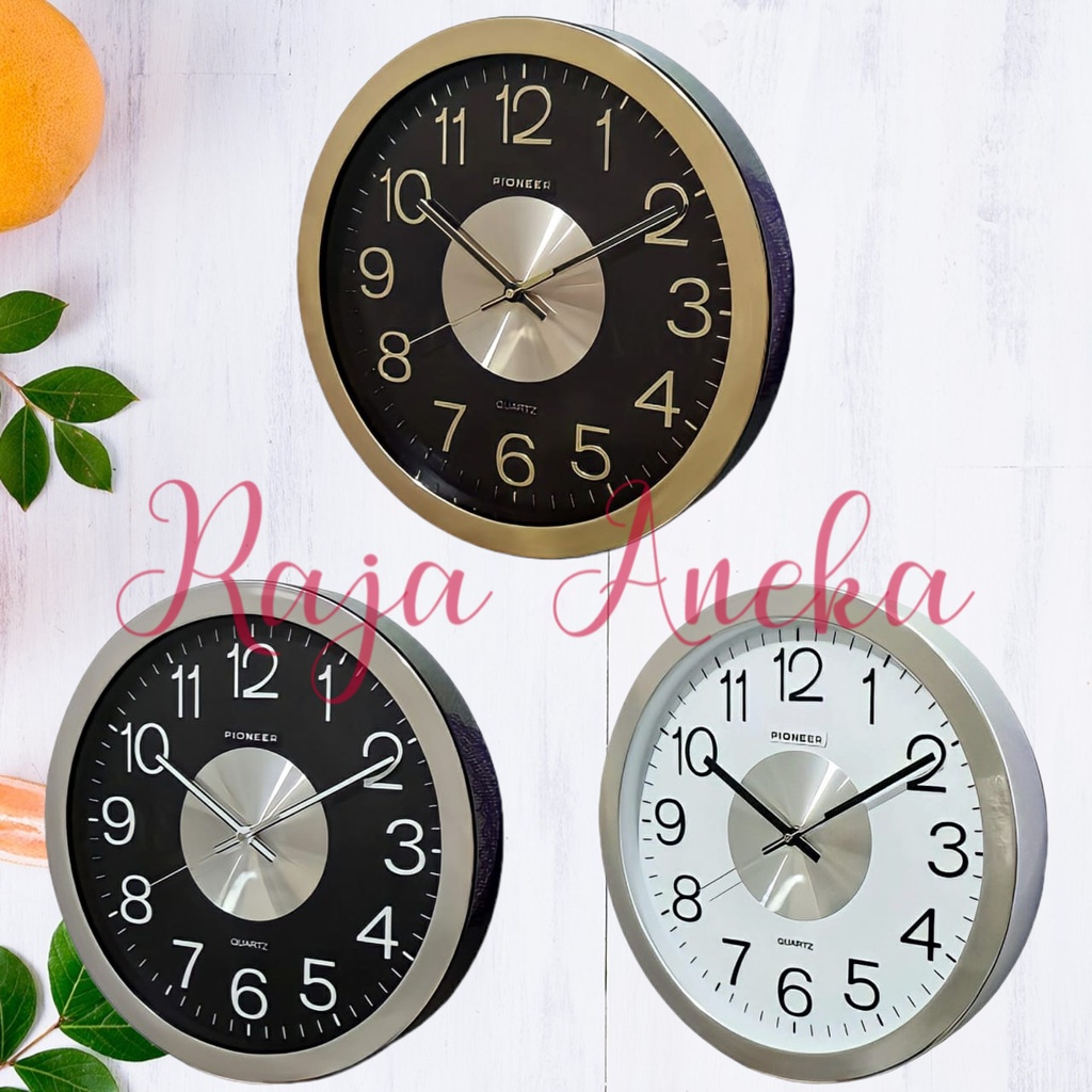 Jual jam dinding PIONEER HS 2137 model list tebal tersedia 3 warna list ...