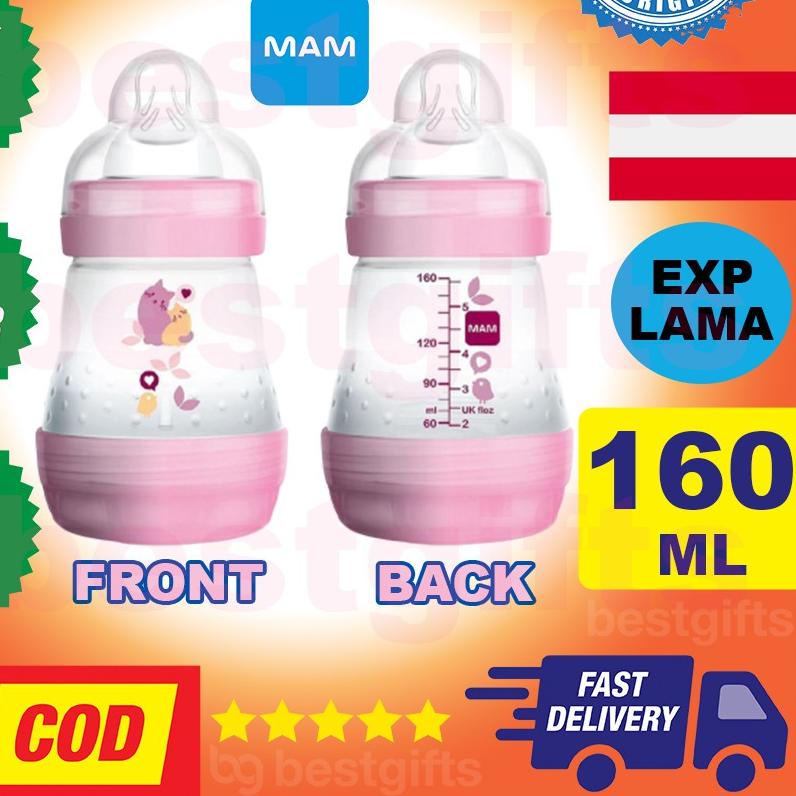 Jual ♝ MAM ANTI COLIC MILK BOTTLE 160ML IVORY BOTOL SUSU AMAN TAHAN ...