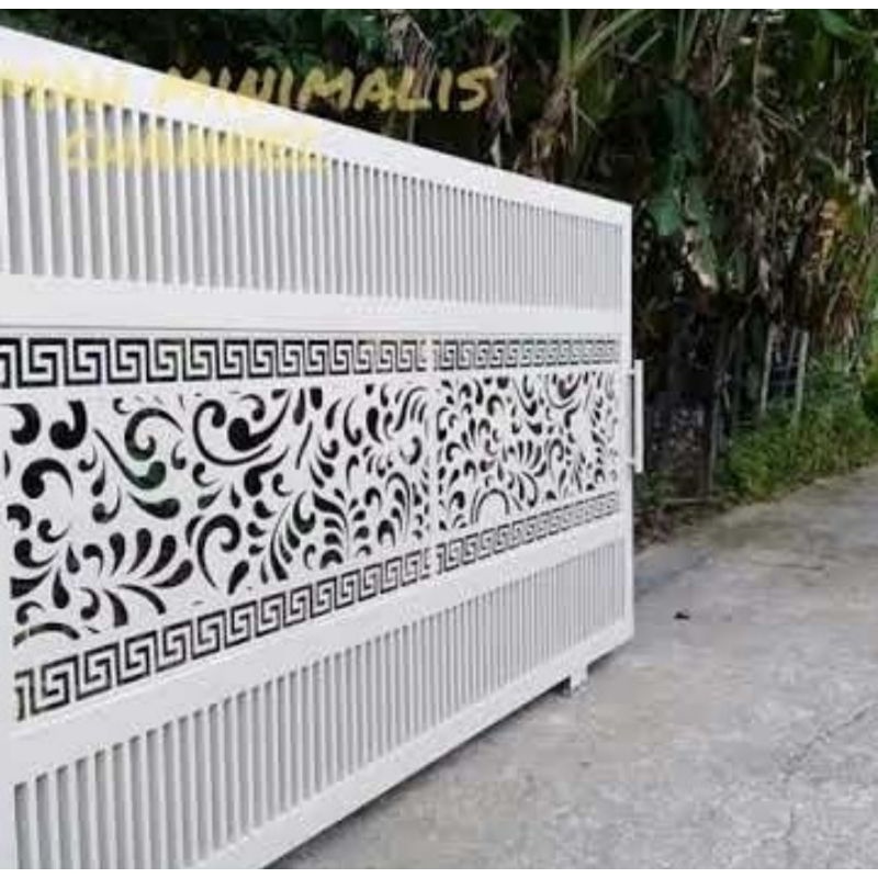 Jual Pagar pintu laser cut motif daun | Shopee Indonesia
